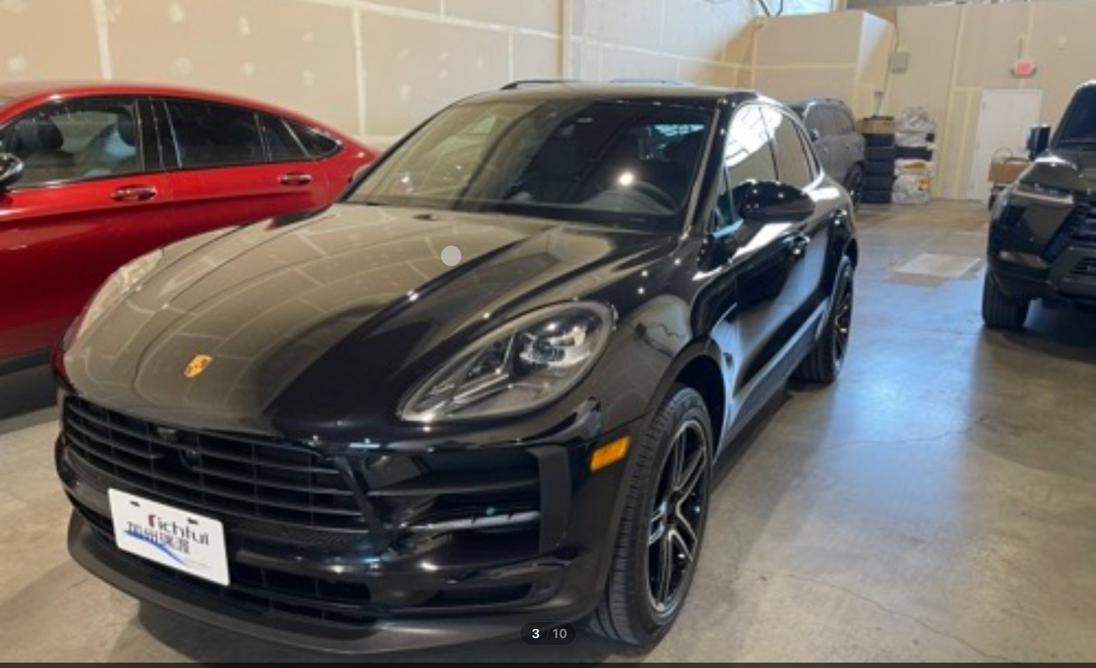 保時捷原廠認證車CPO #B14239   機會難得 超低里程9K     Macan 黑色金屬漆 原廠跟車系統ACC.Bose.360.14向座椅Turbo 鋁圈…..